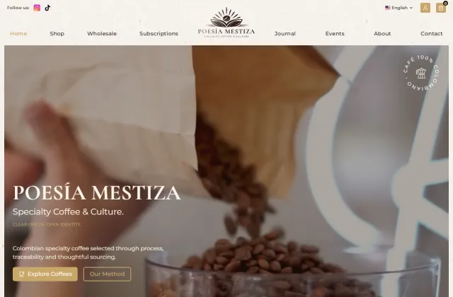 Imagen de Tienda online Poesía Mestiza Coffee